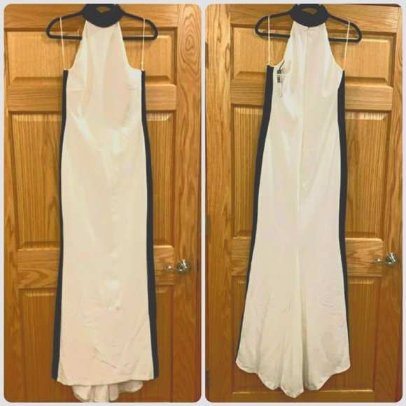 Issue New York Sleeveless Mock Neck Gown